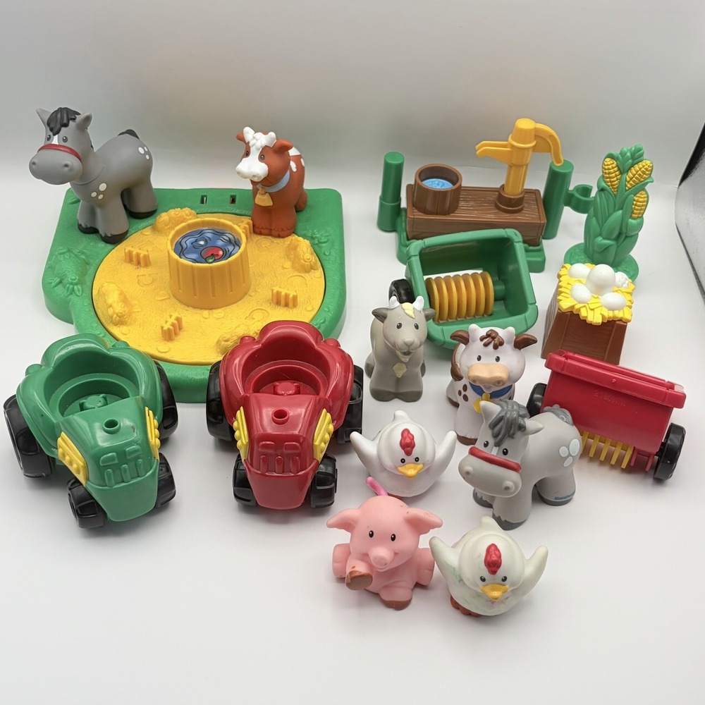Fisher-Price Little People Discovering Animals At The Farm & Baby Farm Playsets